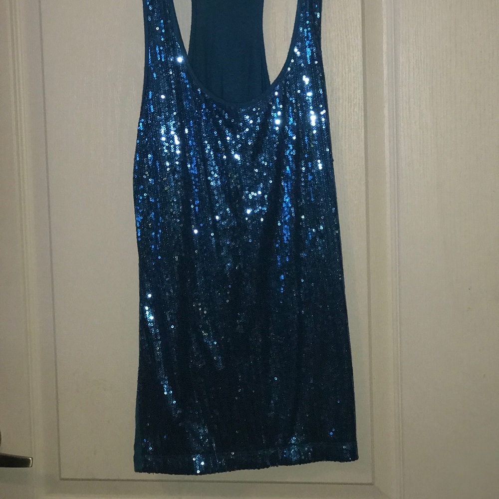 Deep Teal Racerback Tank - Picture 2 of 6